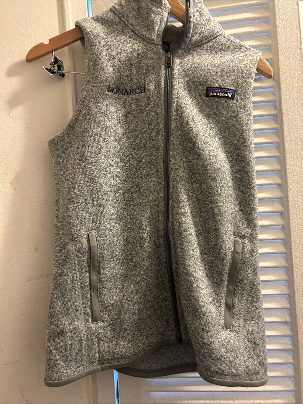 NEW Patagonia Women’s Better Sweater Vest Birch White Size Small Full Zip